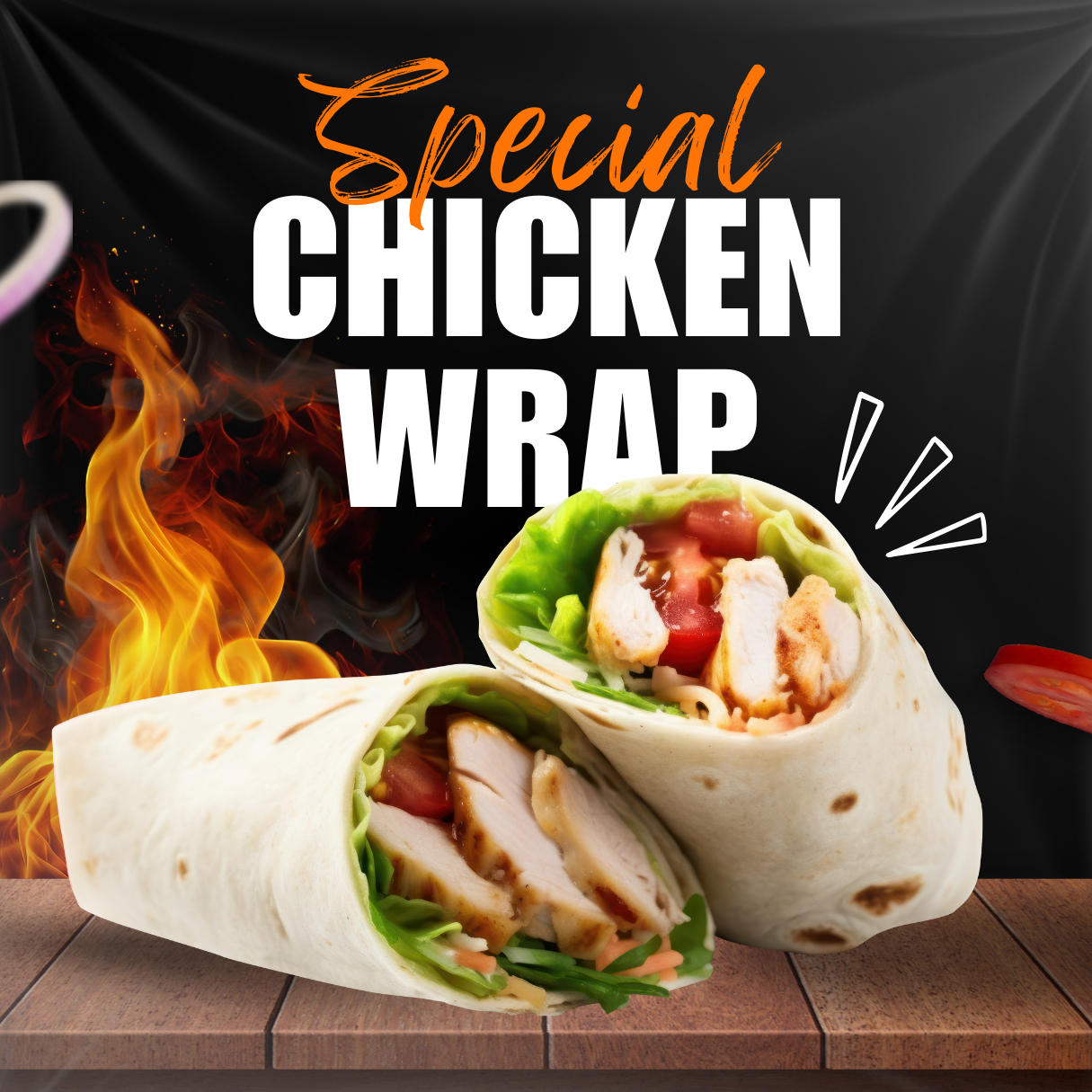 Grill Chicken Wrap